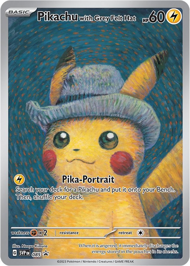ピカチュウ(Pikachu with Grey Felt Hat)